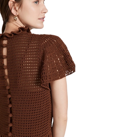 REBECCA TAYLOR modest Ladder Sleeve Dress XS - Picture 9 of 9